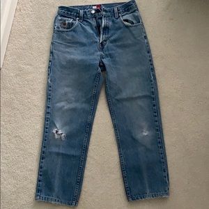 Vintage 90s Tommy Hilfiger distressed jeans